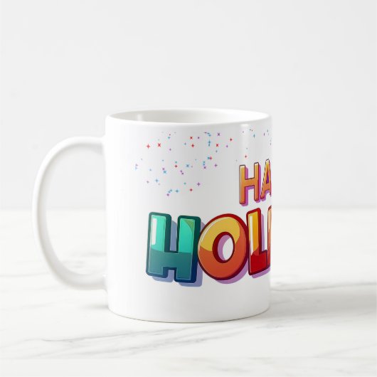 Happy Holidays Mug Koffiemok (Links)