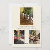 Happy Holidays Photo Card Feestdagenkaart (Achterkant)