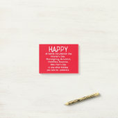 Happy Holidays Post-it® Notes (Op bureau)