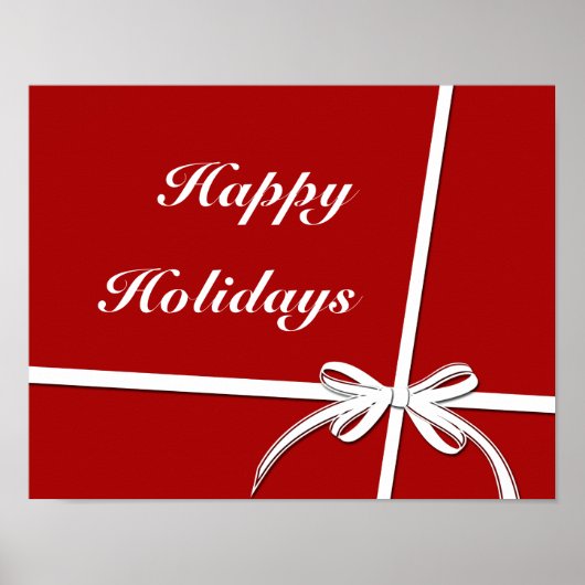 Happy Holidays Poster (Voorkant)