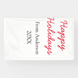 Happy holidays red black love family name yearChri Spandoek
