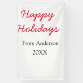 Happy holidays red black love family name yearChri Spandoek (Verticaal)