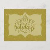 Happy Holidays Script Briefkaart (Voorkant)