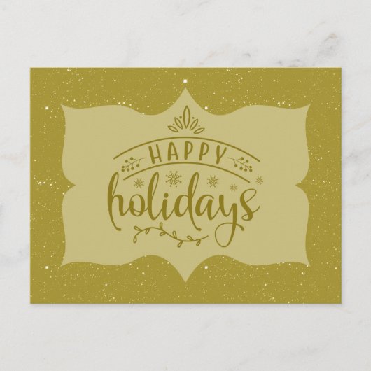 Happy Holidays Script Briefkaart (Voorkant)