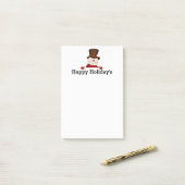 Happy Holiday's Snowman Post-it® Notes (Op bureau)