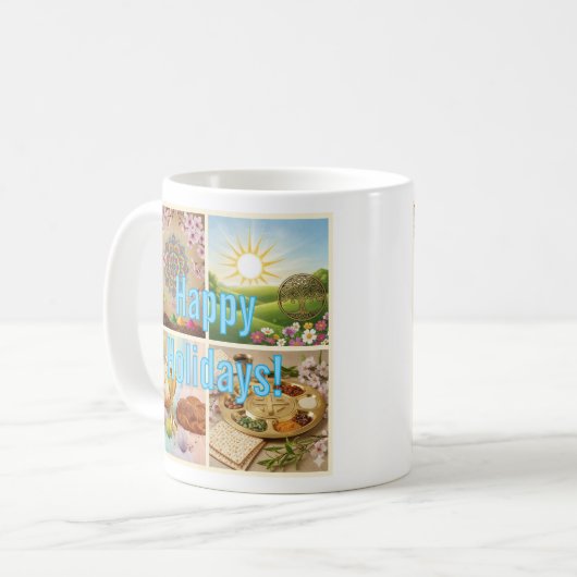 Happy Holidays Spring Edition Mug Koffiemok (Voorkant links)