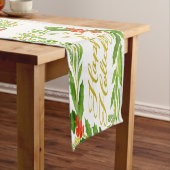 'Happy Holidays' Table Runner Korte Tafelloper (Voorbeeld)