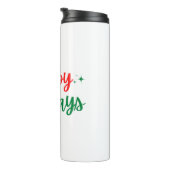 Happy Holidays Thermosbeker (Geroteerd rechts)