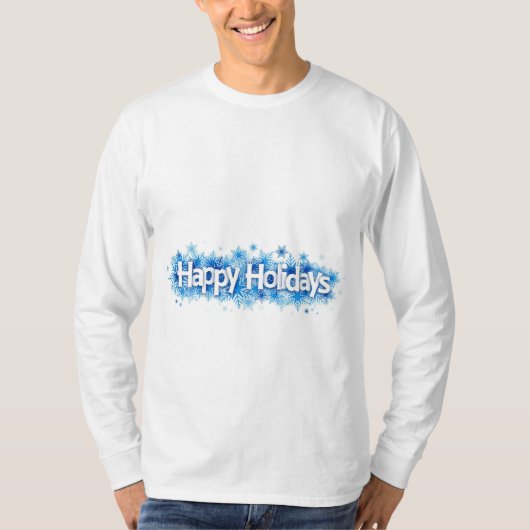 Happy Holidays | Timeless Beauty Winter Season T-shirt (Voorkant)