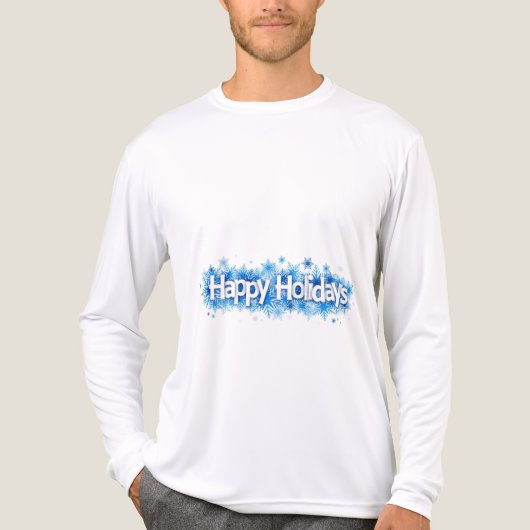 Happy Holidays | Timeless Beauty Winter Season Tri-Blend Shirt (Voorkant volledig)