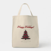 Happy Holidays! Tote Bag (Achterkant)