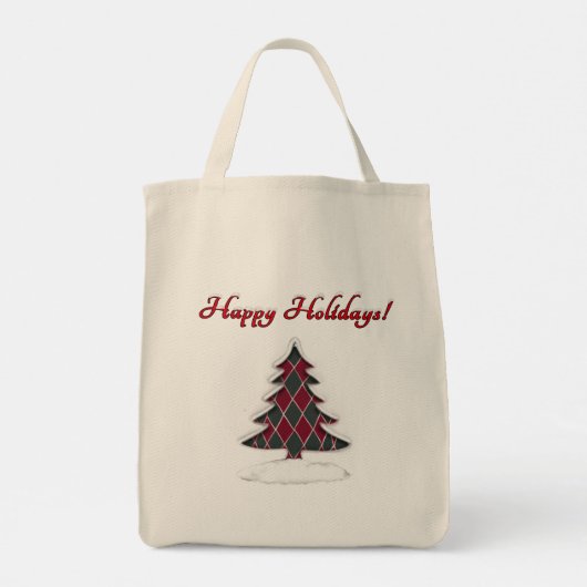 Happy Holidays! Tote Bag (Achterkant)