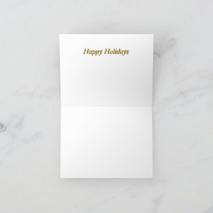 Happy holidays vintage retro feestdagen kaart