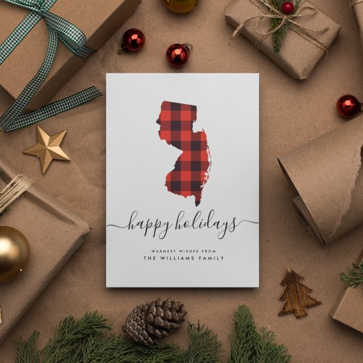 HAPPY HOLIDAYS Warm Wishes From New Jersey