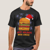 happy holidays with cheese samuel jackson t shirt  (Voorkant)