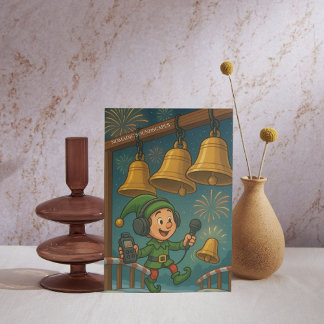 Happy Holidays with Recording Sounds Feestdagenkaart