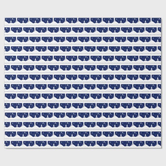 "Happy Holidays" wrapping paper Cadeaupapier (Vlak)