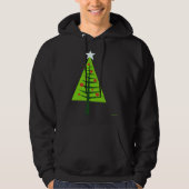 Happy Holidays X mas Tree Hoodie (Voorkant)