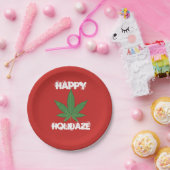 Happy Holidaze - Gepersonaliseerd Papieren Bordje (Feest)