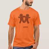 Happy Holigays Gingerbrood T-shirt (Voorkant)