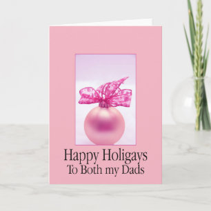 Happy Holigays LGBT Zowel mijn vaders Kerst Kaart