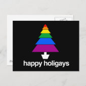 HAPPY HOLIGAYS TREE BRIEFKAART (Voorkant / Achterkant)
