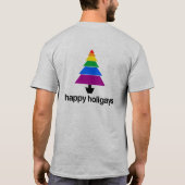 HAPPY HOLIGAYS TREE -.png T-shirt (Achterkant)