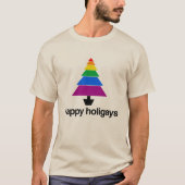 HAPPY HOLIGAYS TREE -.png T-shirt (Voorkant)