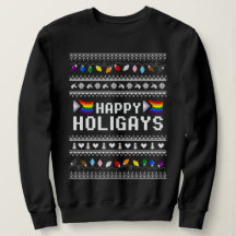 Happy Holigays Vooruitgang Pride Lelijke trui