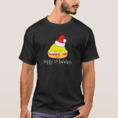 Happy Hollandaise Egg pun kerstontbijtwedstrijd T-shirt (Voorkant)