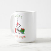Happy Hollerdays 2 - brak voor Kerstmis. Koffiemok (Voorkant links)