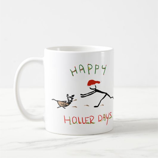 Happy Hollerdays 3 - een kalkoen achtervolgen. Koffiemok (Links)