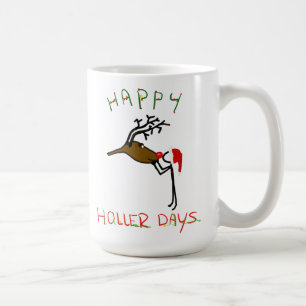 Happy Hollerdays 4 - een rendier kussen. Koffiemok