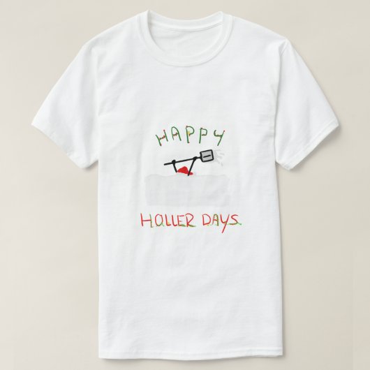 Happy Hollerdays 5 - sneeuwpoppen. T-shirt (Design voorkant)