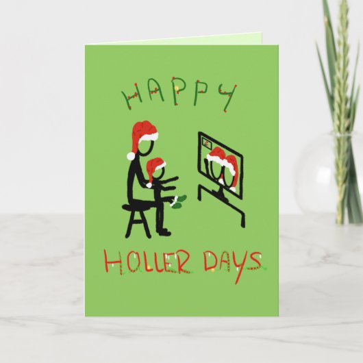 Happy Hollerdays 7 - Zoom meeting. Kaart (Voorkant)