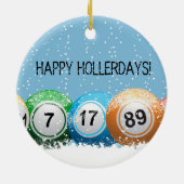Happy Hollerdays Ornament (Achterkant)