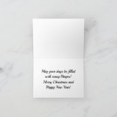 Happy Hollerdays-Wenskaart Kaart (Binnen)