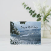 Happy Hollidays Feestdagenkaart (Staand voorkant)