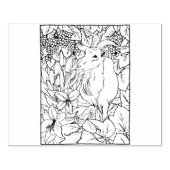 Happy Hollow Goat Rubberstempel (Afrduk)