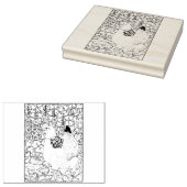 Happy Hollow Hen Rubberstempel (Gestempeld)