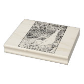 Happy Hollow Peacock Rubberstempel (Stempel)