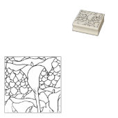 Happy Hollow Tortoise- Calla lelie Rubberstempel (Gestempeld)