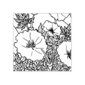 Happy Hollow Zee Schildpad- California Poppy Rubberstempel (Afrduk)