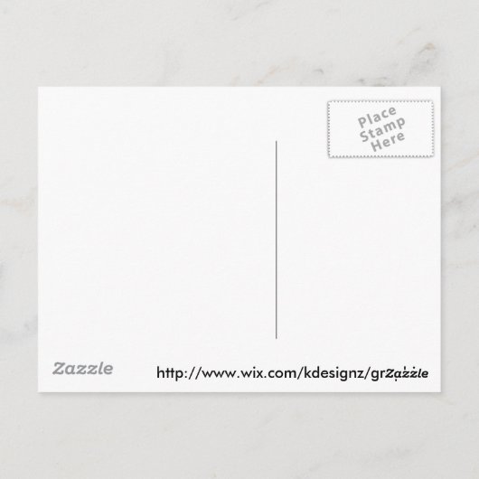 Happy Holloween Briefkaart (Achterkant)