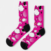 Happy Hollowing Cute Socks Sokken (Links)