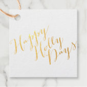 Happy Holly Days Bedankjes Labels (Voorkant)