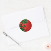 Happy Holly-Days Cadeau Label Stickers (Envelop)