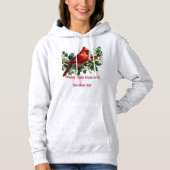 Happy Holly Days Cardinal Joy  Hoodie (Voorkant)