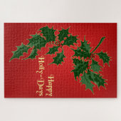 Happy Holly-Days-kerstpuzzle Legpuzzel (Horizontaal)