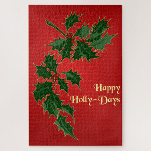 Happy Holly-Days-kerstpuzzle Legpuzzel